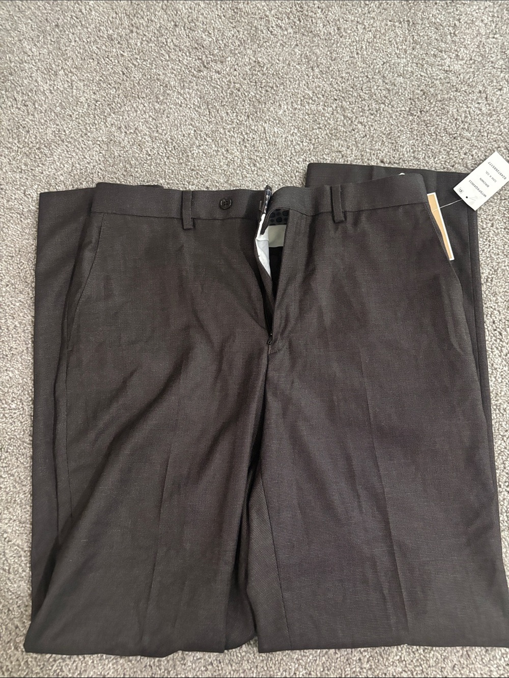 Michael Kors Men's Dark Chocolate Dress Pants